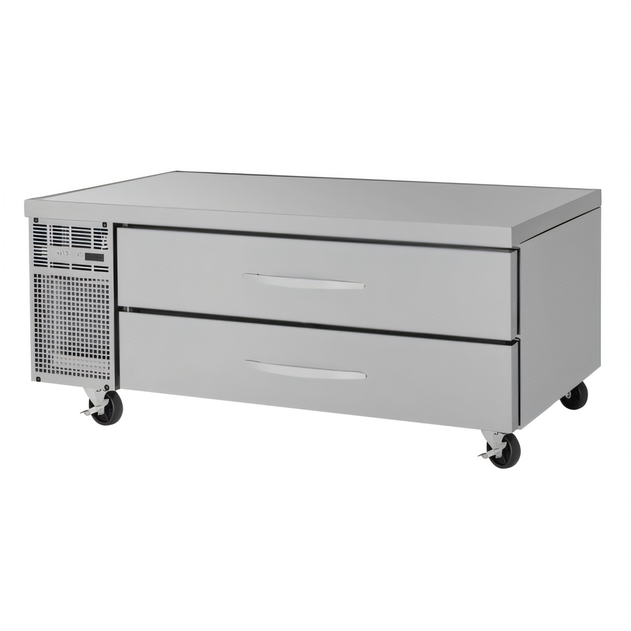 Product image #1 for Turbo Air PRO Series 60-Inch 2-Drawer Refrigerated Chef Base, Side-Mount Self-Contained