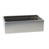 Thumbnail image #1 for Cal-Mil Rectangular Stainless Steel Ice Housing with Clear Polycarbonate Pan, 20 x 12 x 6 Inches
