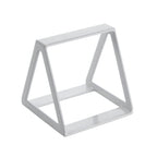 Thumbnail image #1 for American Metalcraft DWRW5 Rubberized White Display Wedge, 5-Inch High Case of 24