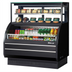Thumbnail image #1 for Turbo Air Horizontal Open Display Merchandiser Combination Case with Refrigerated Top Shelf, 50-7/8-Inch, Self-Contained, Black