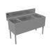 Thumbnail image #1 for Prestige 48-Inch Stainless Steel Bar Ice Chest with 10-Circuit Cold Plate and Bottle Racks