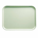 Thumbnail image #2 for Cambro Camtray® 57429 Rectangular Fiberglass Cafeteria Tray, 4-15/16" x 6-15/16", Key Lime Case of 12