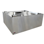 Thumbnail image #1 for John Boos C2H-36-2 Box-Type Condensate Hood with Exhaust Collar, Ceiling Mount, 36 x 36 x 19 Inches, Stainless Steel