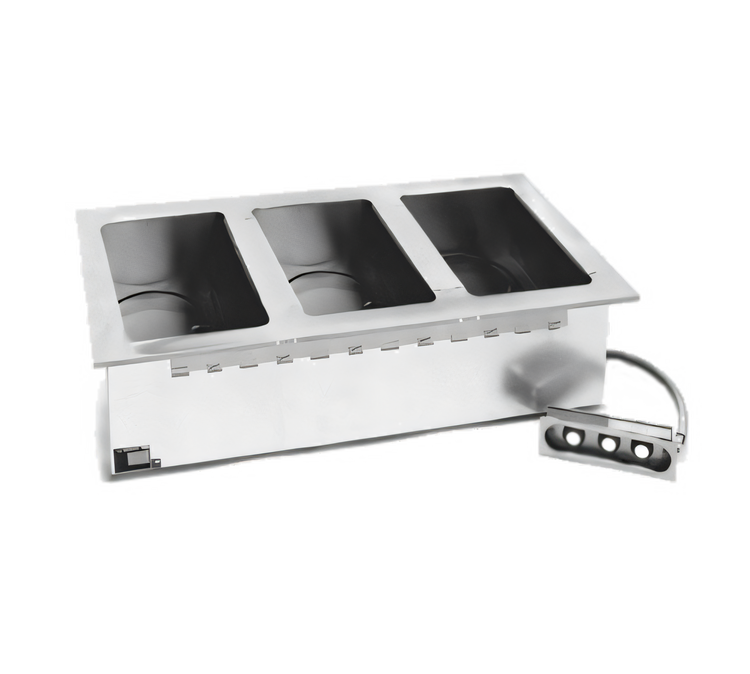 Product image #1 for Eagle Group 3-Well Drop-In Electric Hot Food Well Unit, Dry Operation, 240V