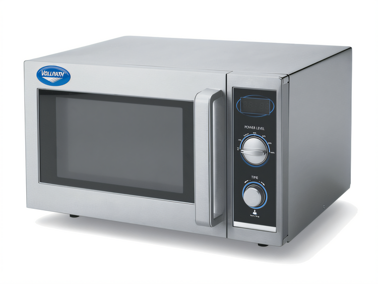 Product image #1 for Vollrath Countertop Microwave Oven with Manual Dial Controls, 0.9 Cu. Ft., 1000W, Stainless Steel