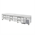 Thumbnail image #1 for True 110-Inch Wide 6-Drawer Refrigerated Chef Base with Stainless Steel Top