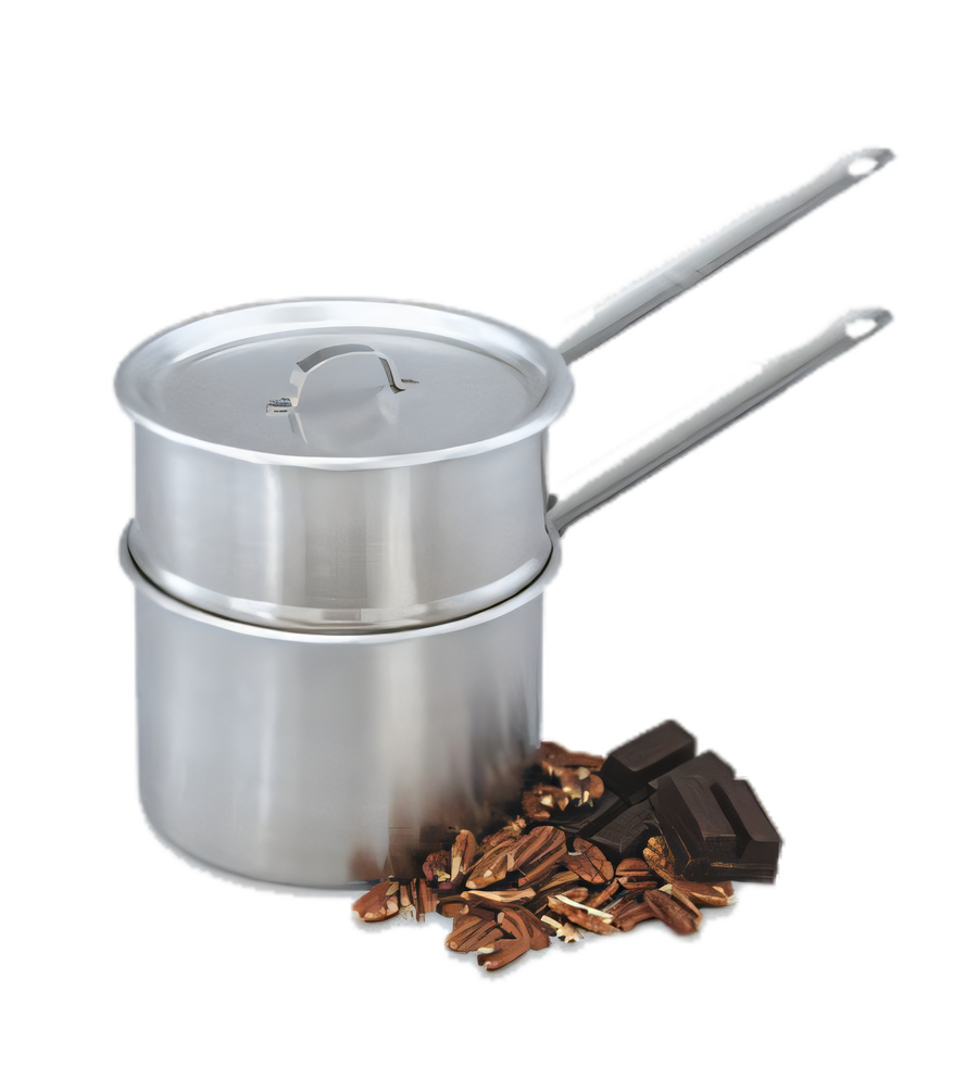 Product image #1 for Vollrath 2-Quart 18-8 Stainless Steel Double Boiler Set with Cover