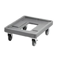 Cambro Camdolly Open-Frame Commercial Dolly with 5-Inch Casters, 300 lb. Capacity, Charcoal Gray