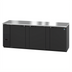 Thumbnail image #1 for Hoshizaki BB95 95-1/2-Inch Three-Section Refrigerated Back Bar Cooler with Solid Swing Doors