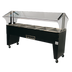Thumbnail image #1 for Advance Tabco Triumph Supreme Portable 5-Well Electric Hot Food Buffet Table with Open Base, 208/240V, Stainless Steel Wells