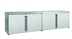 Thumbnail image #1 for Perlick BBR96 96-Inch Four-Door Remote Back Bar Refrigerator, Stainless Steel Interior