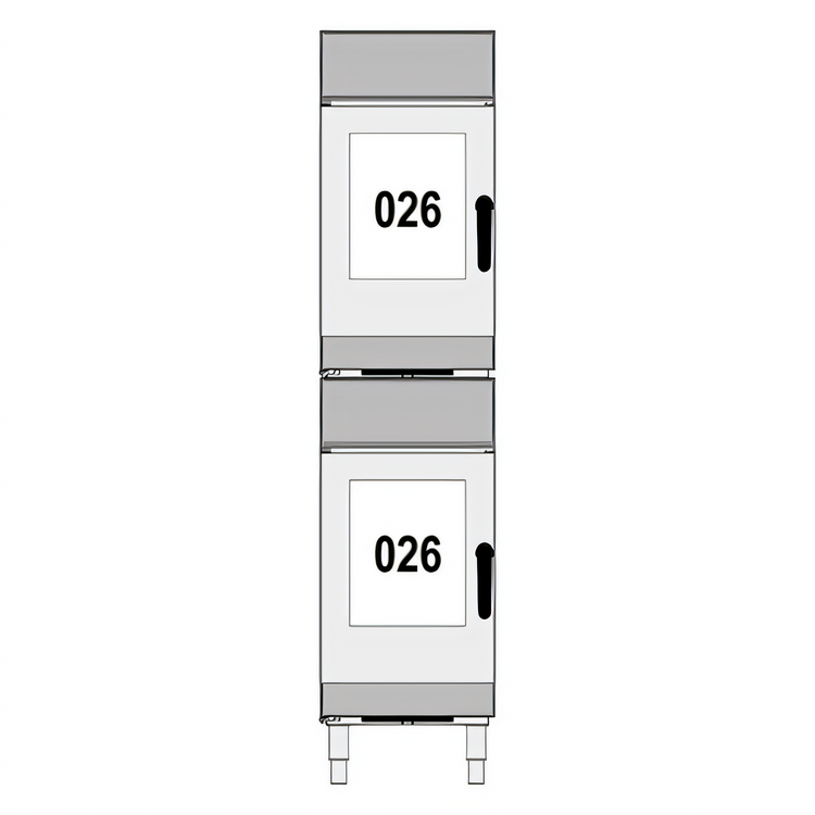Product image #1 for Stacking Kit for Compact 6 x 2/3 GN Combi Ovens, 75.2 Inch H, with Feet