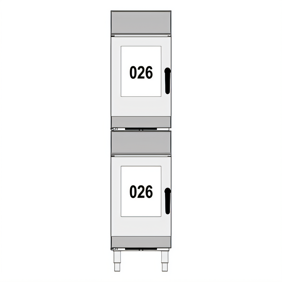 Product image #1 for Stacking Kit for Compact 6 x 2/3 GN Combi Ovens, 75.2 Inch H, with Feet