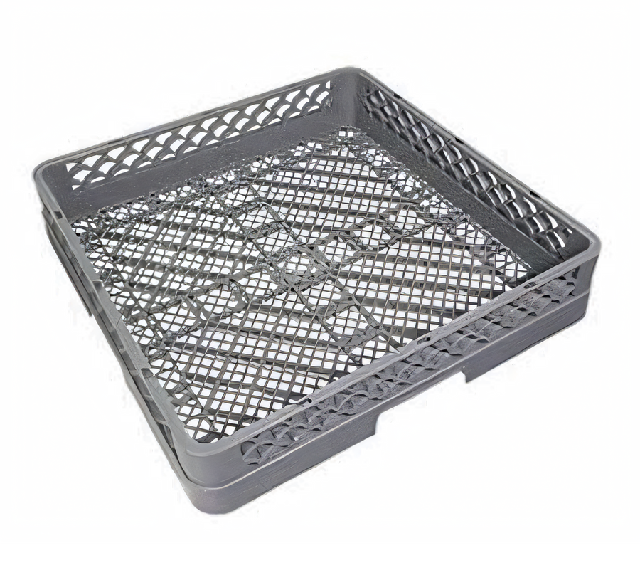 Product image #1 for Crestware 20 x 20 Inch Gray Open/Flat Dishwasher Flatware Rack Base