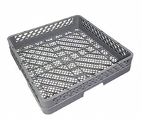 Crestware 20 x 20 Inch Gray Open/Flat Dishwasher Flatware Rack Base