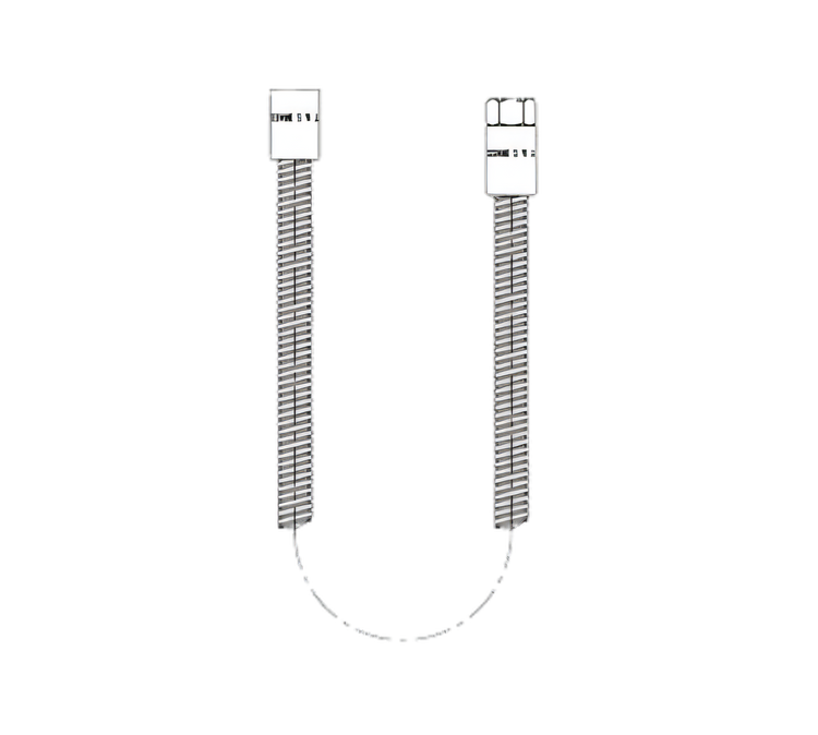 Product image #1 for T&S Brass 44 Inch Flexible Stainless Steel Pre-Rinse Replacement Hose, Less Handle