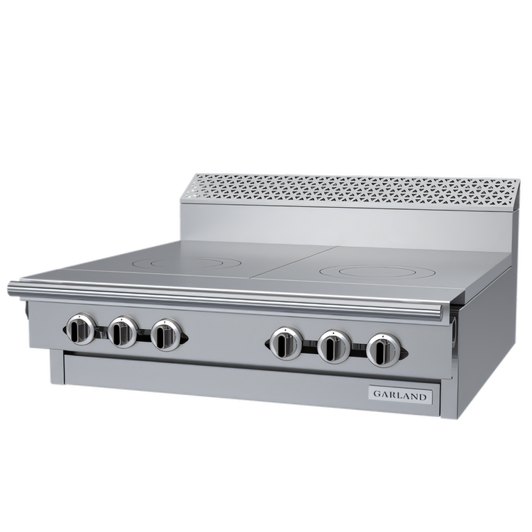 Product image #1 for Garland Cuisine Series Heavy-Duty 36-Inch Gas Modular Range with (2) 18-Inch Front-Fired Hot Tops