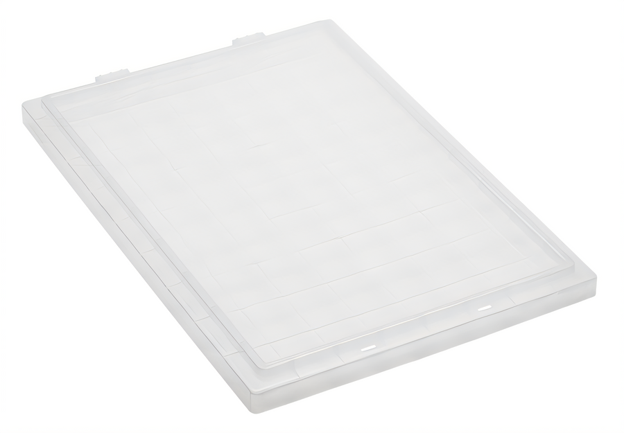 Product image #1 for Quantum LID191CL Square Food Storage Containers Case of 6