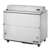 Thumbnail image #1 for True Mobile School Milk Cooler Cart, 12-Crate Capacity, Stainless Steel, Forced-Air Refrigeration
