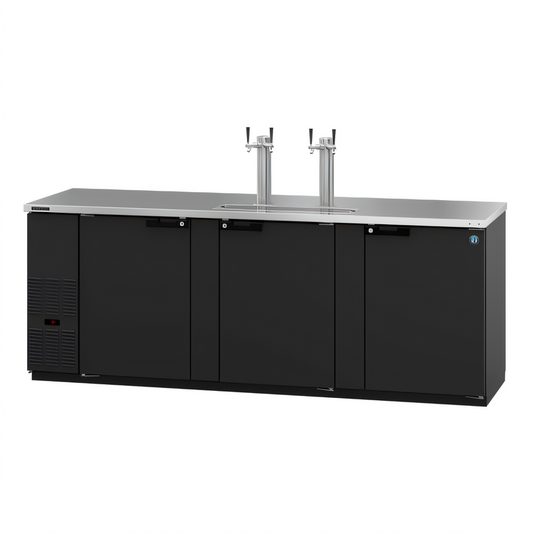 Product image #1 for Hoshizaki 95-1/2-Inch Wide Three-Section Direct Draw Draft Beer Cooler with 2 Stainless Steel Towers