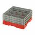 Thumbnail image #2 for Camrack® Full Size 9-Compartment Glass Rack with 3 Extenders, Red