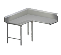 John Boos Pro-Bowl L-Shaped Corner Clean Dishtable, 60