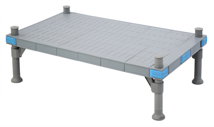 Product image #1 for Quantum Millenia Solid Top Polymer Dunnage Rack, 48W x 24D x 14H
