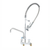Thumbnail image #1 for T&S Brass Big-Flo EasyInstall Wall Mount Pre-Rinse Unit with 14-Inch Swing Nozzle, 44-Inch Hose, and 8-Inch Adjustable Centers