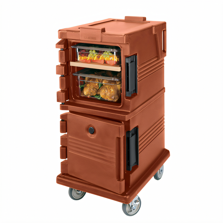 Product image #1 for Cambro Ultra Camcart Front-Loading Double-Compartment Insulated Food Pan Carrier