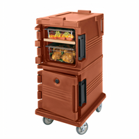 Cambro Ultra Camcart Front-Loading Double-Compartment Insulated Food Pan Carrier