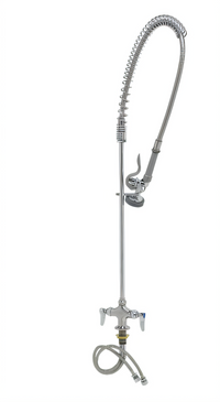 Cleveland Range Double Pantry Spring-Action Pre-Rinse Spray Hose with 24-Inch Riser and 44-Inch Flexible Stainless Steel Hose