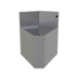 Thumbnail image #1 for Glastender Underbar Inside Wedge Corner Drainboard, 45° Angle, 19-Inch Deep, No Legs