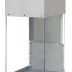 Thumbnail image #1 for Gold Medal Products 5509ST Snack Crisper/Peanut Warmer, Stainless Steel and Clear Lexan, 12-1/2"W x 16"D x 25.32"H