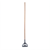 Carlisle Quick-Change 60-Inch Wood Mop Handle with Plastic Head