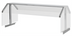 Thumbnail image #1 for Turbo Air 70-7/8 Inch Wide Double-Sided Sneeze Guard for JBT-72 Food Bar