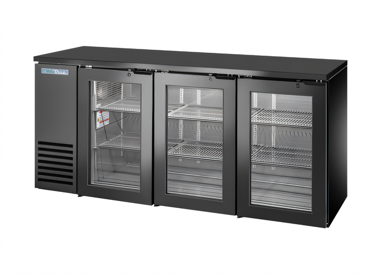Product image #1 for True 72-1/8-Inch Two-Section Glass Door Back Bar Cooler