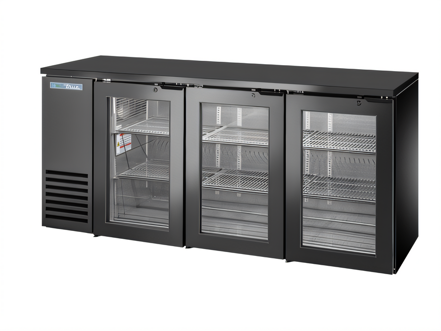 Product image #1 for True 72-1/8-Inch Two-Section Glass Door Back Bar Cooler
