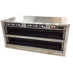 Thumbnail image #1 for Carter-Hoffmann (Middleby) MC212GS-2T Side-Loaded Hot Food Holding Cabinet, Programmable Digital Control, Individual Pan Timers, Stainless Steel