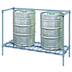 Thumbnail image #1 for Quantum Modular Wire Keg Dunnage Rack, 36 x 24 x 34 Inches, 2-Keg Capacity, Gray Epoxy Antimicrobial Finish