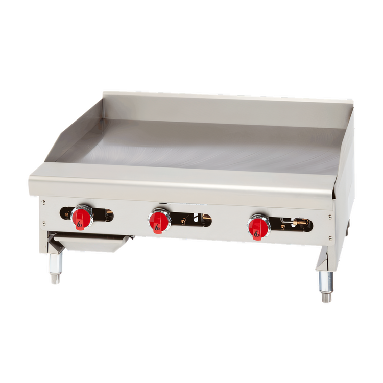 Product image #1 for American Range ARTG-36-24 Countertop Thermostatic Gas Griddle, 36-Inch W x 24-Inch D, 1-Inch Polished Steel Plate