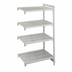 Thumbnail image #1 for Cambro CPA186072V4480 Camshelving® Premium Stainless Steel Shelving