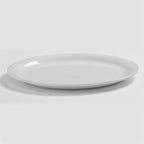 Thumbnail image #2 for American Metalcraft Jane DPN10WH 10-Inch Round Narrow Rim Break-Resistant White Melamine Plate Case of 12