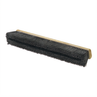 Flo-Pac Medium 24-Inch Hardwood Floor Sweep with Horsehair/Polypropylene Bristles, Black, Without Handle