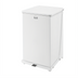 Thumbnail image #1 for Defenders 25 Gallon Square Step Can with Retainer Band and Plastic Liner, White