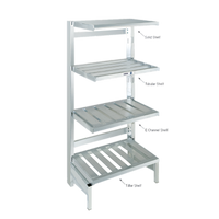 Channel CSH54 54-Inch Cantilever Shelving Cross Supports (Set of 2) — 6063-T5 Aluminum