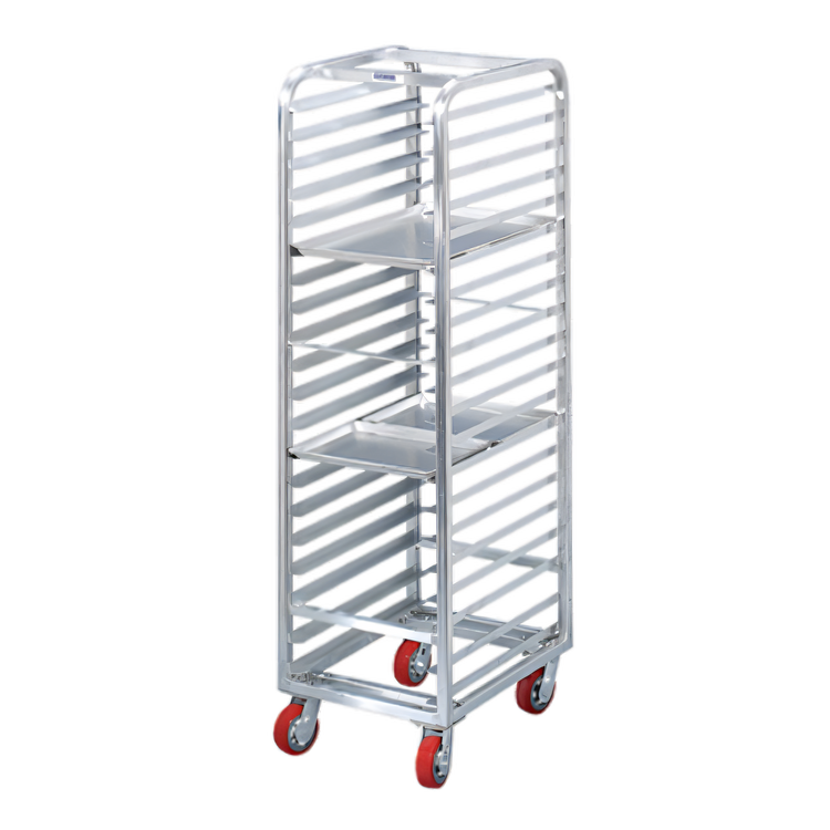 Product image #1 for Lifetime Tough Extra Heavy-Duty Aluminum Front-Load Bun Pan Rack, 22 in. W x 26 in. D x 70 in. H, 20-Pan Capacity