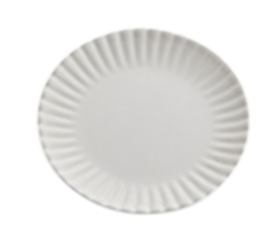 Product image #1 for American Metalcraft 7-3/8 Inch Round White Melamine Plate with Paper Plate Design