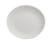 Thumbnail image #1 for American Metalcraft 7-3/8 Inch Round White Melamine Plate with Paper Plate Design