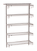 Thumbnail image #1 for Metro SmartWall Tall Wall-Mounted Shelving Starter Kit, 5 Wire Shelves