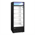 Thumbnail image #1 for Hoshizaki 26 Cu. Ft. Black Single-Section Glass Door Reach-In Merchandiser Refrigerator